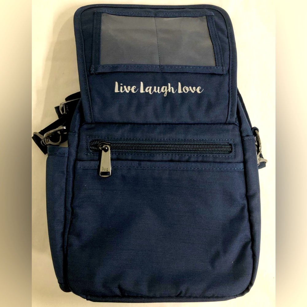 NEW Lug Flapper SE Convertible Crossbody Bag - Navy Blue Casual - Picture 6 of 9